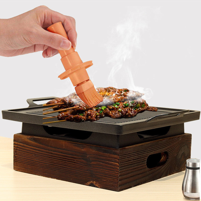 Poêle à griller coréenne avec siège en bois, usage domestique sans fumée