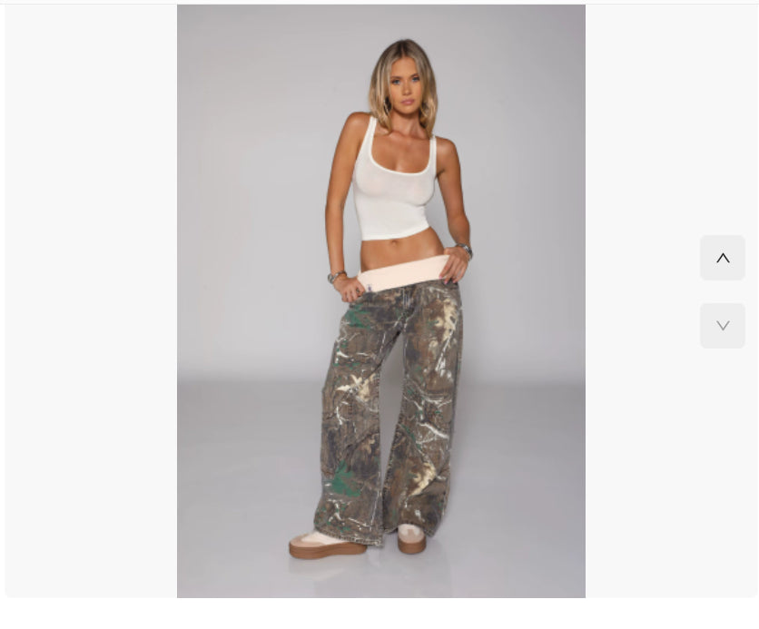 Jean ample à jambes droites avec poches, pantalon décontracté et tendance, style streetwear, vêtements pour femmes