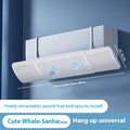 Pare-vent pour climatiseur anti-vent direct, fixation murale universelle, rideau d'air sans installation