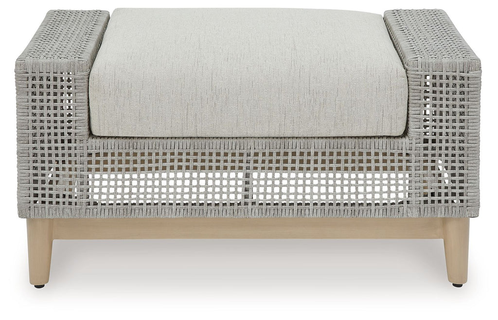 Seton Creek - Pouf avec coussin - Gris