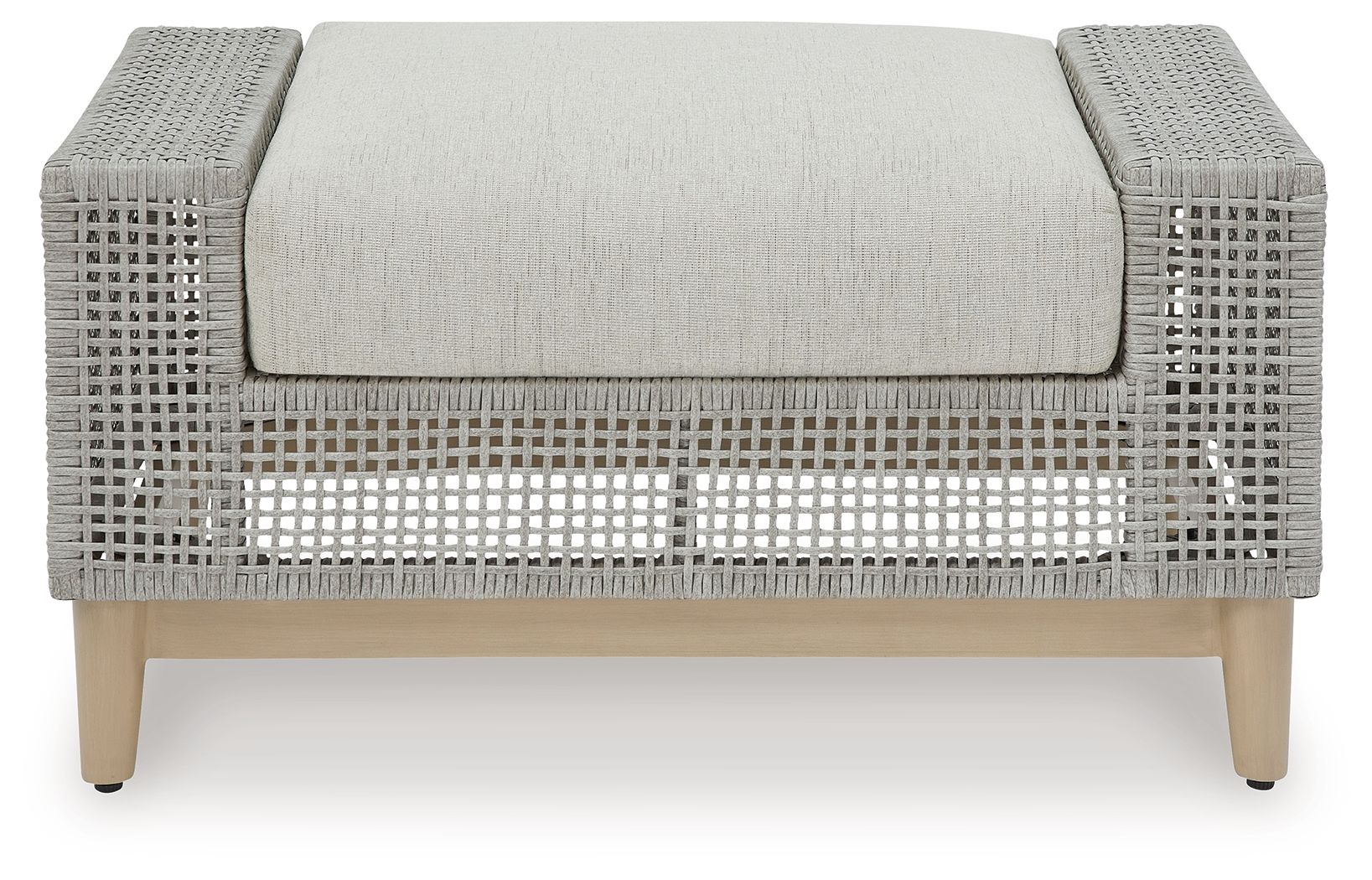 Seton Creek - Pouf avec coussin - Gris