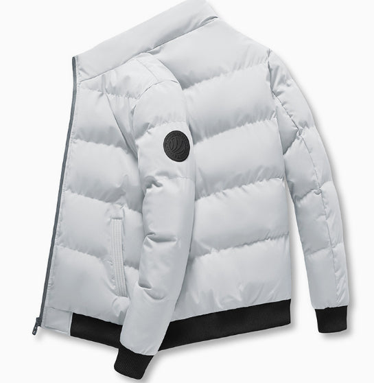 Veste chaude d'extérieur coupe-vent rembourrée en coton, chauffage USB pour l'hiver