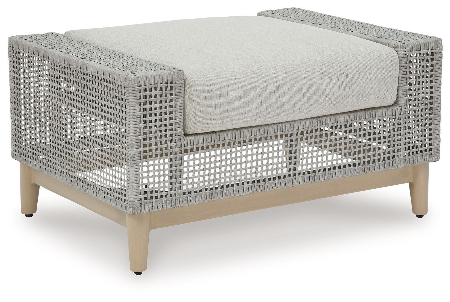 Seton Creek - Pouf avec coussin - Gris