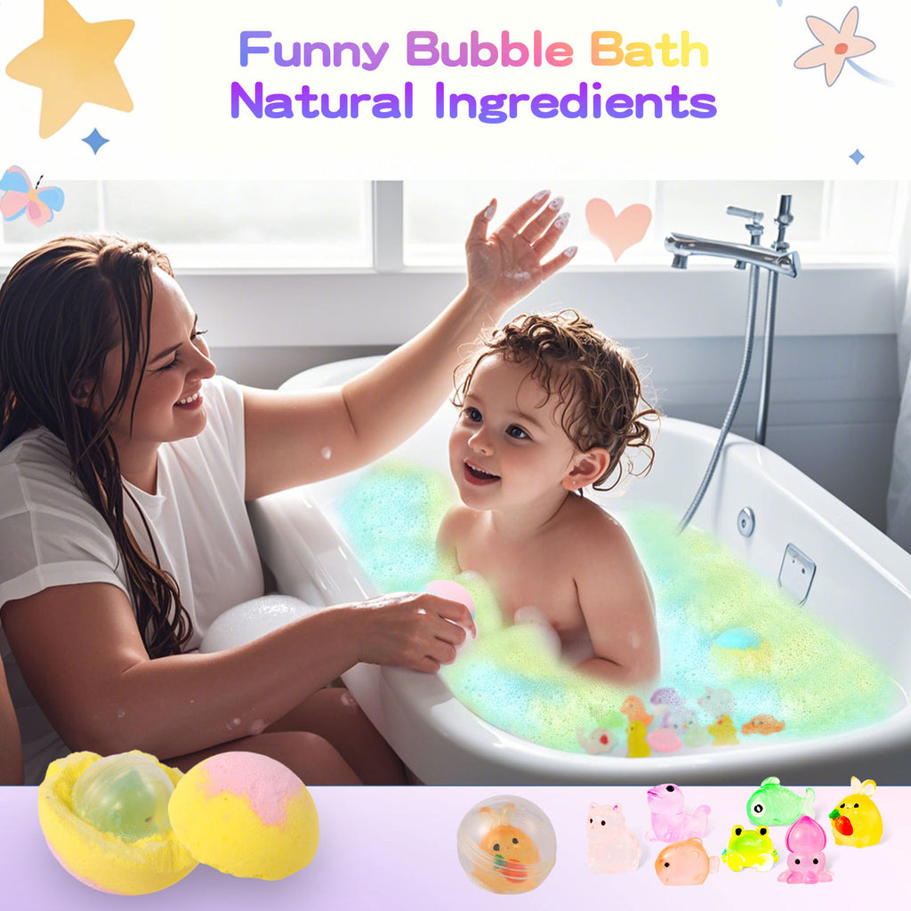 Coffret de bombes de bain phosphorescentes pour enfants