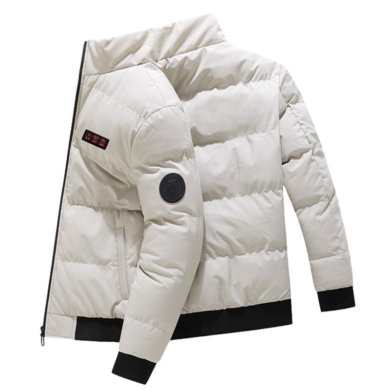 Veste chaude d'extérieur coupe-vent rembourrée en coton, chauffage USB pour l'hiver