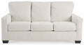 Rannis - Canapé-lit double - Tissu - Neige