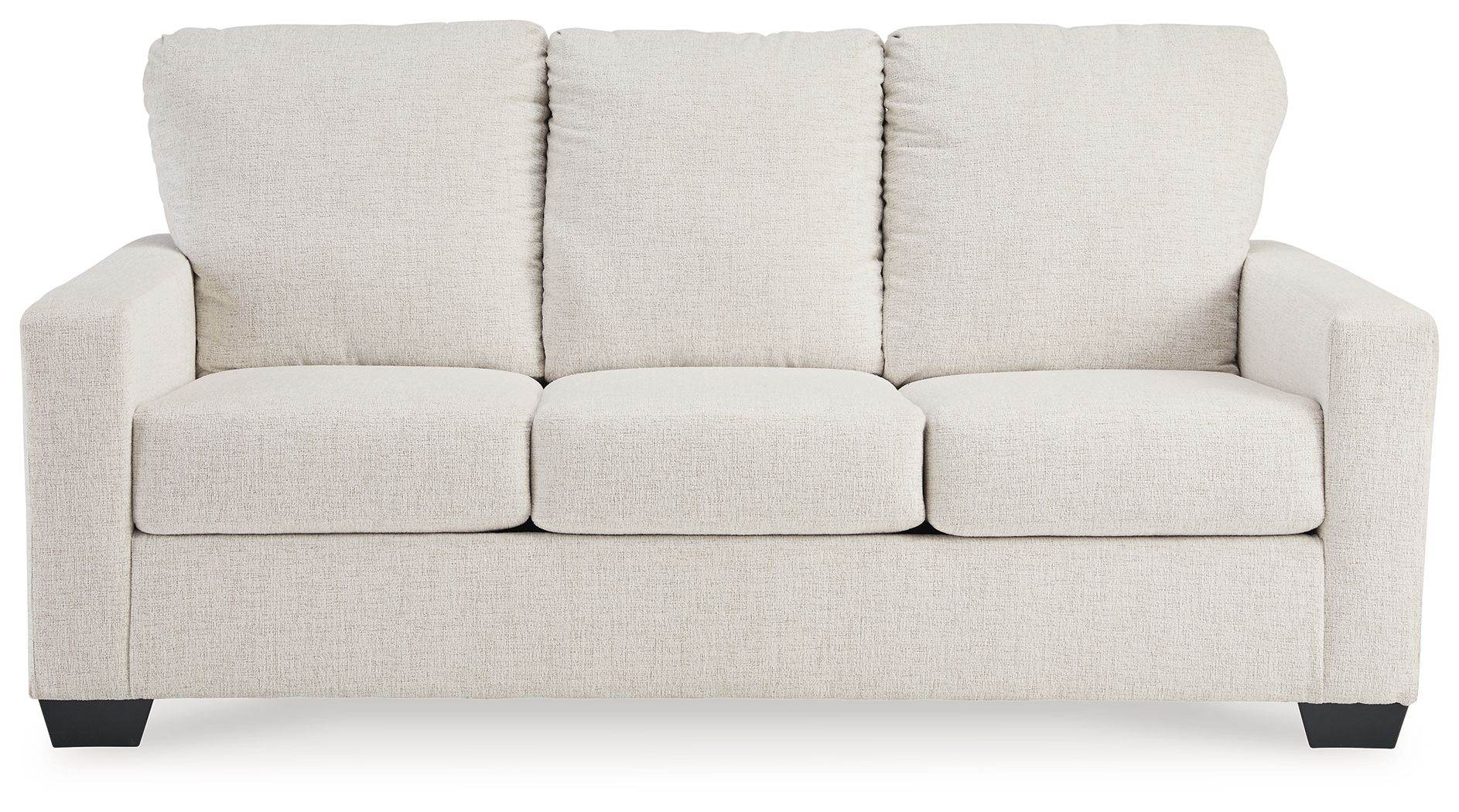 Rannis - Canapé-lit double - Tissu - Neige