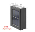 Lampe murale décorative d'extérieur pour jardin, veilleuse solaire