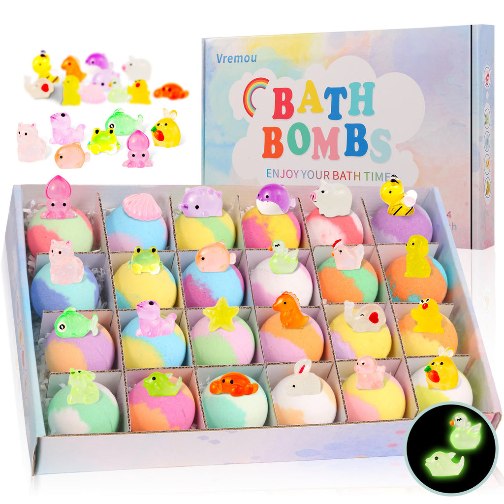 Coffret de bombes de bain phosphorescentes pour enfants
