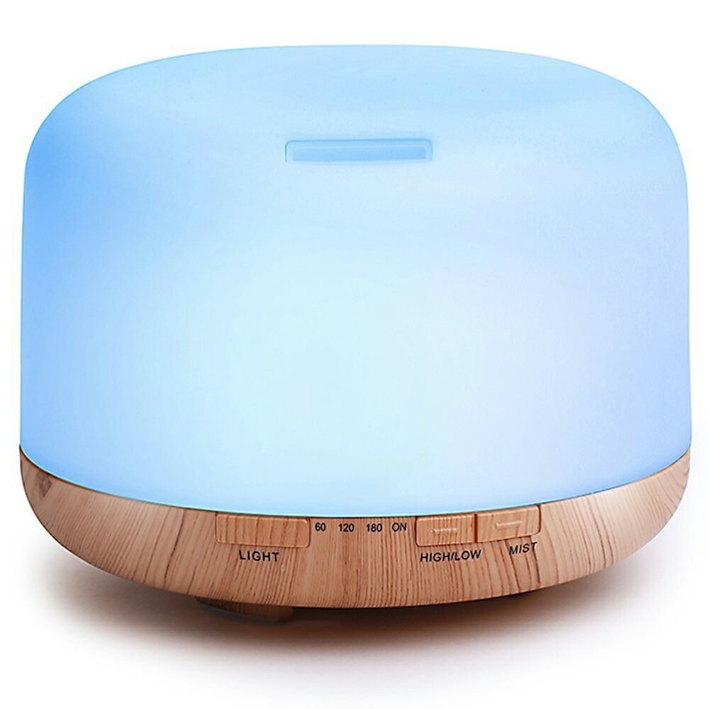 Diffuseur d'huiles essentielles à changement de couleur avec télécommande