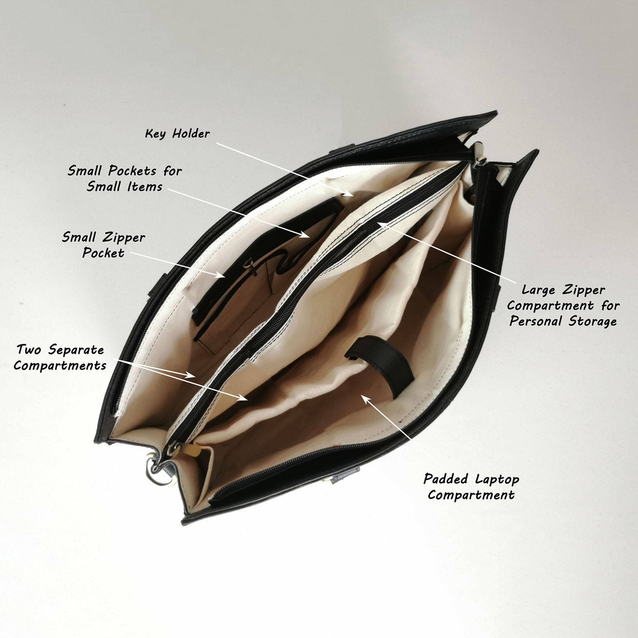 Sac Signature 15", noir