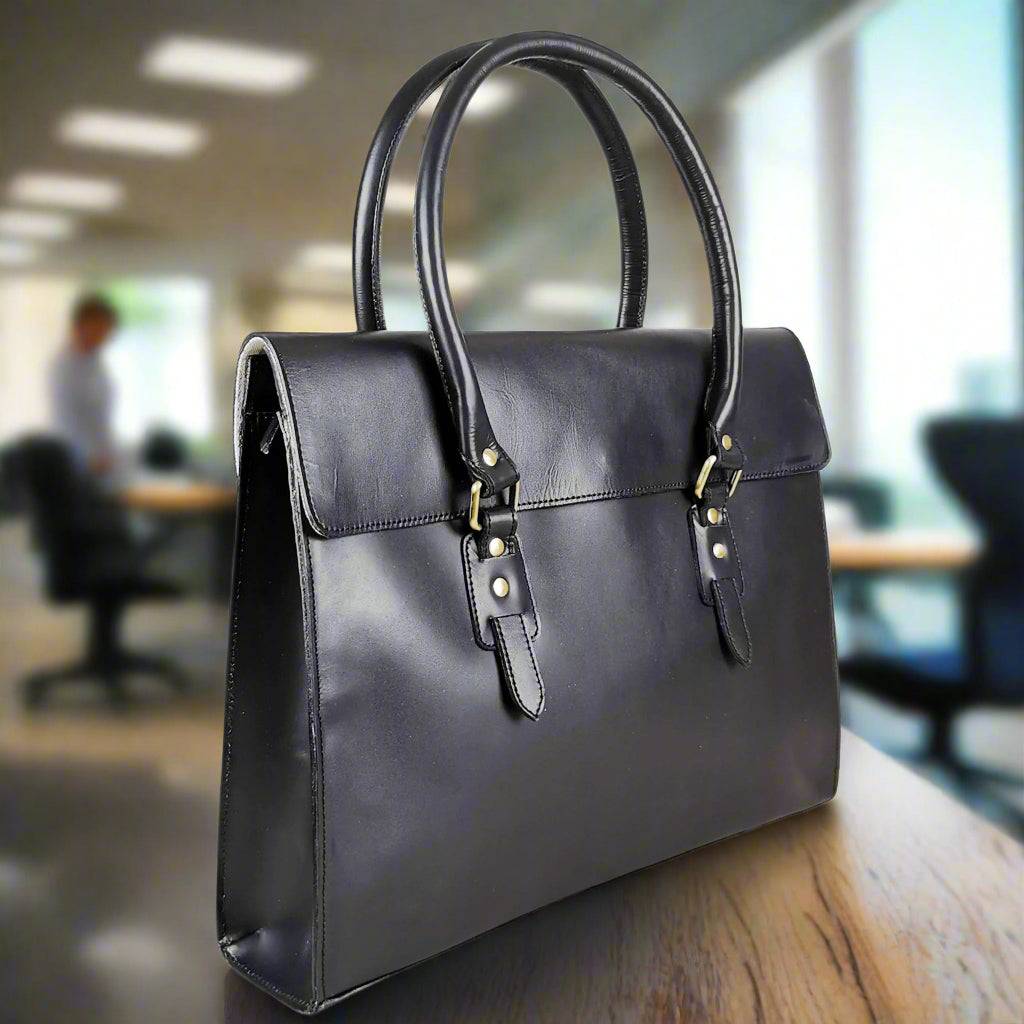 Sac Signature 17", rabat noir