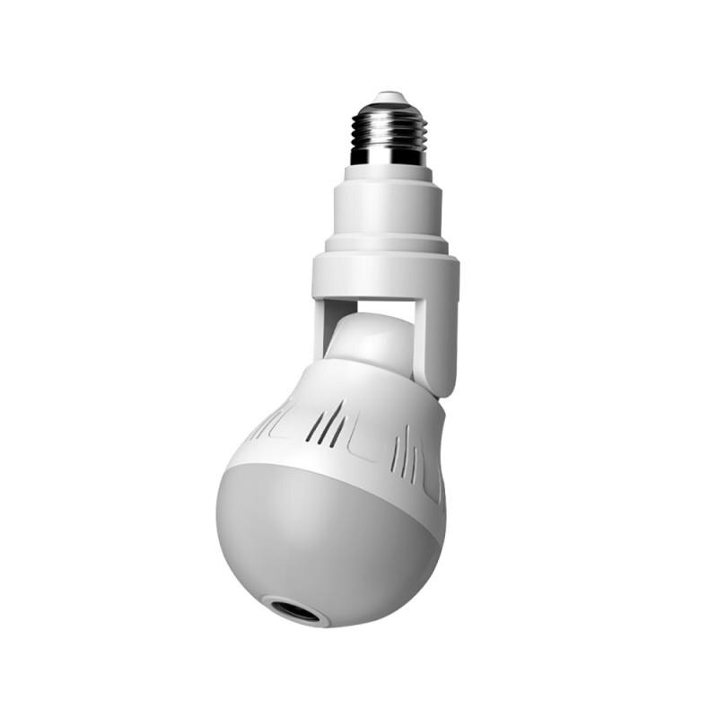 Ampoule lumineuse panoramique cachée à 360° avec caméra Wi-Fi
