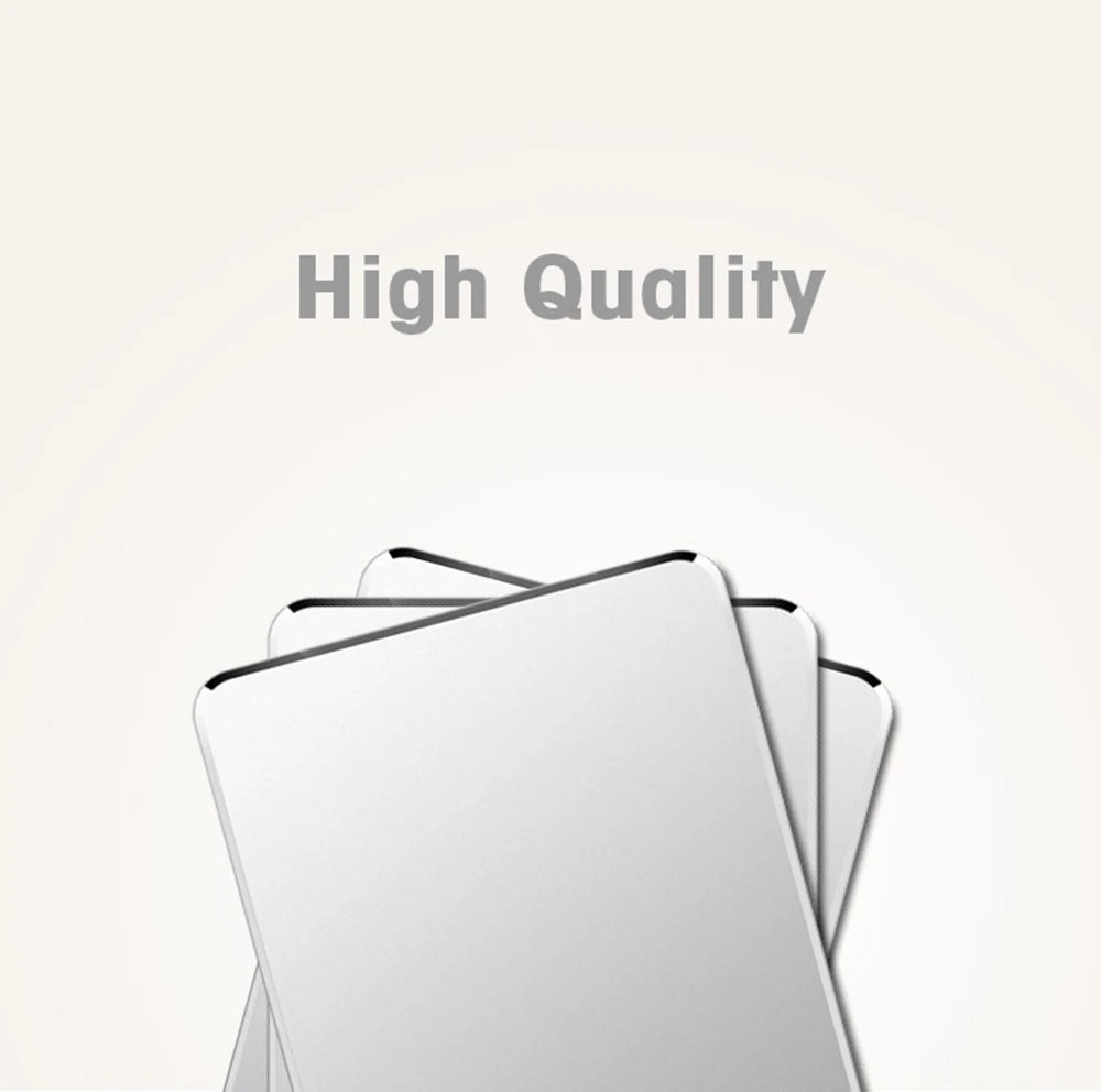 Tapis de souris en aluminium et métal, rigide, lisse et fin, double face, imperméable, pour ordinateur, bureau et maison. Tapis de souris pour gamer, idéal pour les jeux vidéo et la maison.
