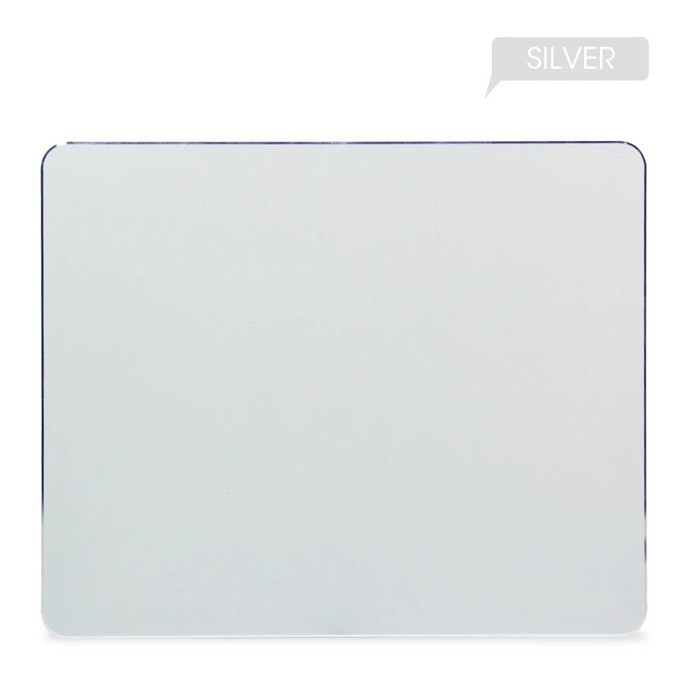 Tapis de souris en aluminium et métal, rigide, lisse et fin, double face, imperméable, pour ordinateur, bureau et maison. Tapis de souris pour gamer, idéal pour les jeux vidéo et la maison.