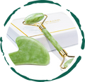 Coffret cadeau rouleau de jade et Gua Sha