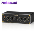 Préamplificateur audio stéréo Nobsound EQ5 2.0 canaux, micro-égaliseur analogique 5 bandes, processeur audio pour la maison ou la voiture