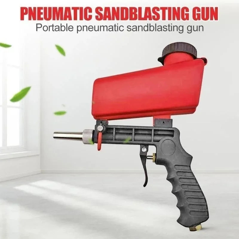 Sableuse portative, pistolet de sablage pneumatique pour enlever la peinture, les taches et la rouille