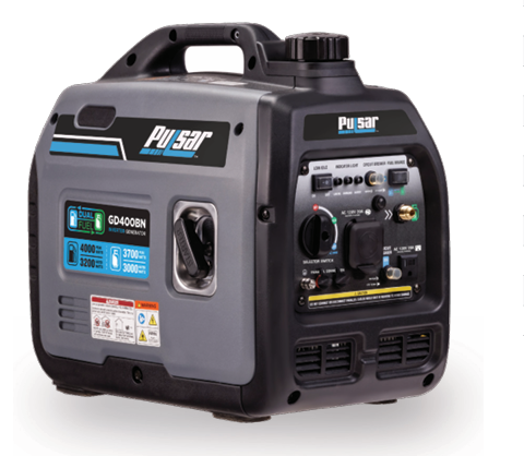 Générateur onduleur bicarburant Pulsar Products GX400BN 4000 W avec alerte CO