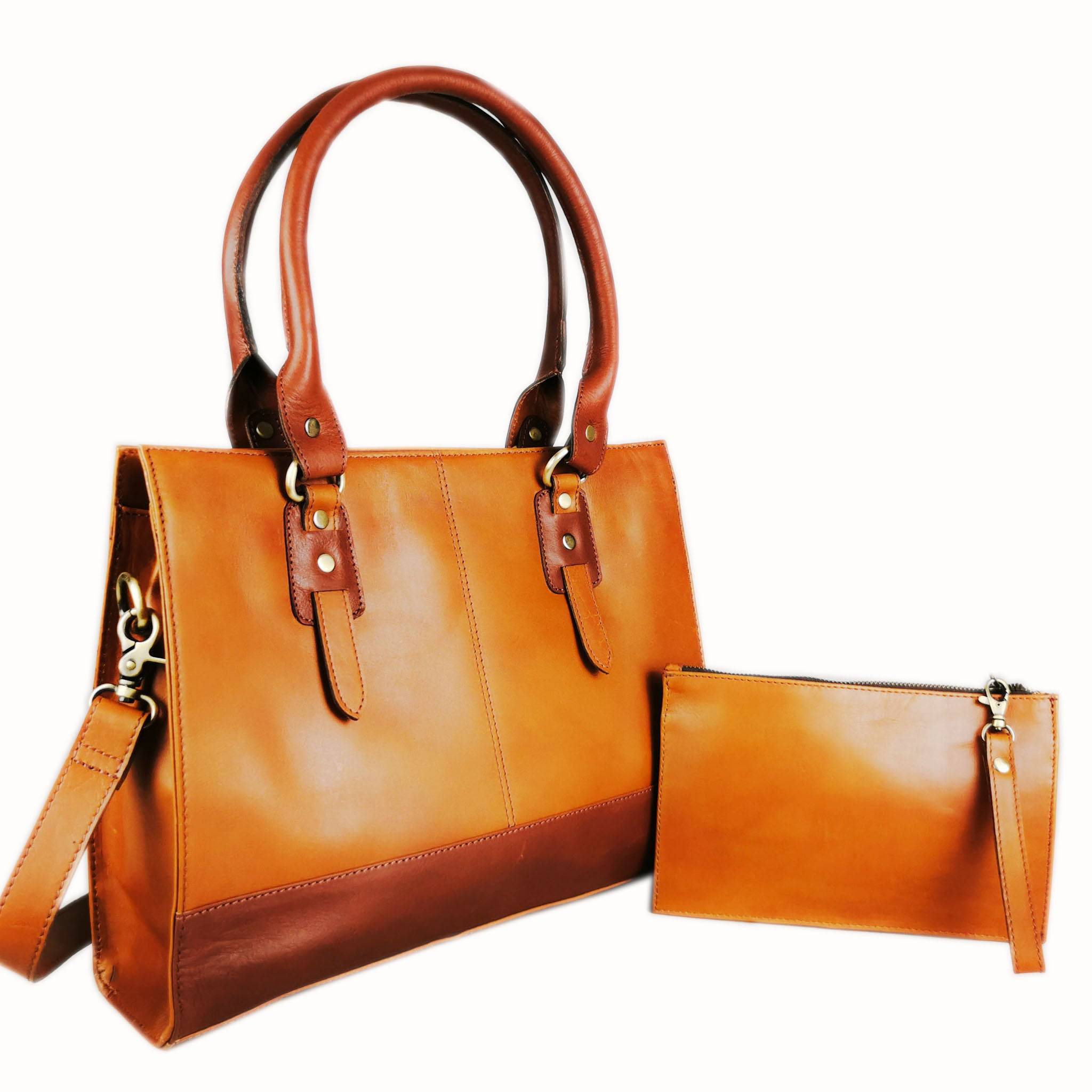 Sac Signature 15", couleur beige