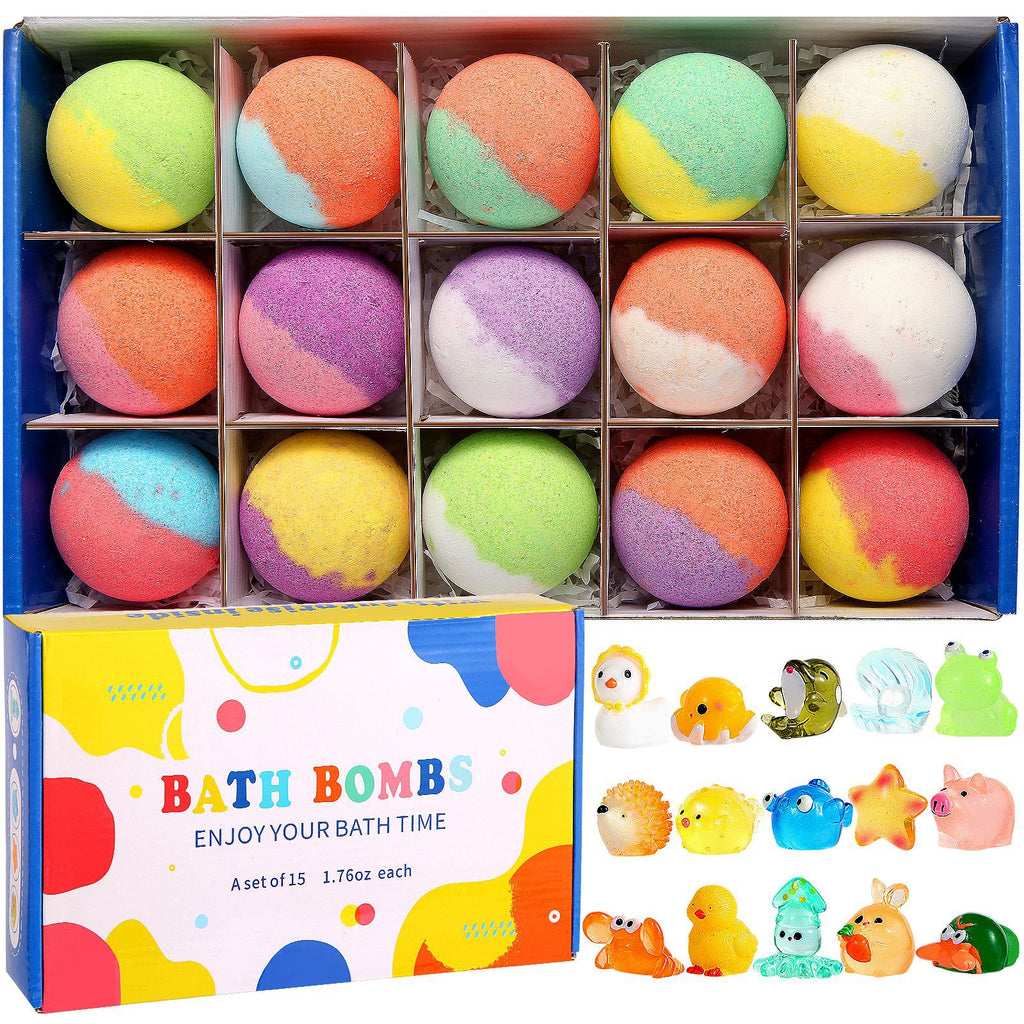 Coffret de bombes de bain phosphorescentes pour enfants