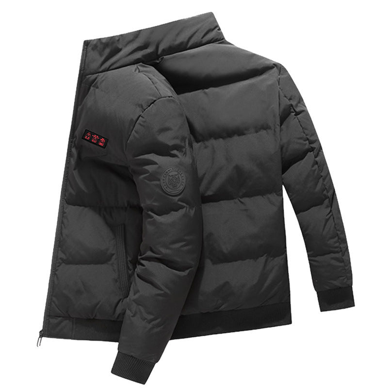 Veste chaude d'extérieur coupe-vent rembourrée en coton, chauffage USB pour l'hiver