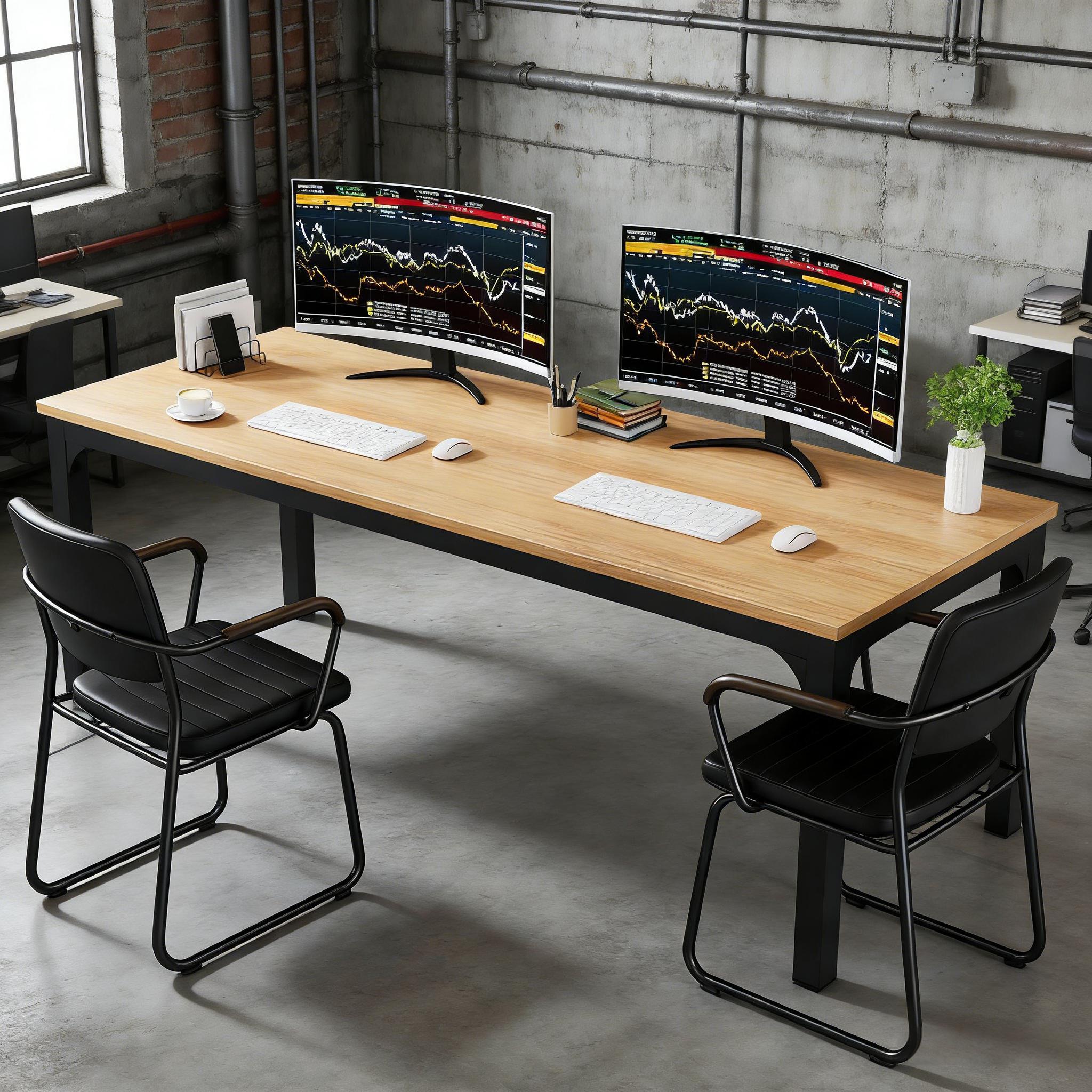 Bureau de direction rectangulaire