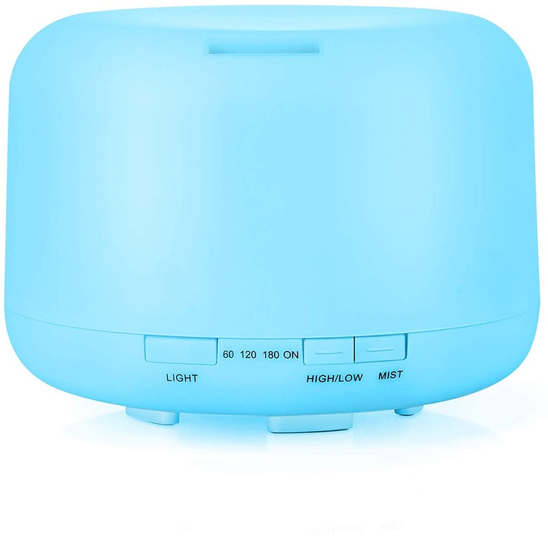 Diffuseur d'huiles essentielles à changement de couleur avec télécommande