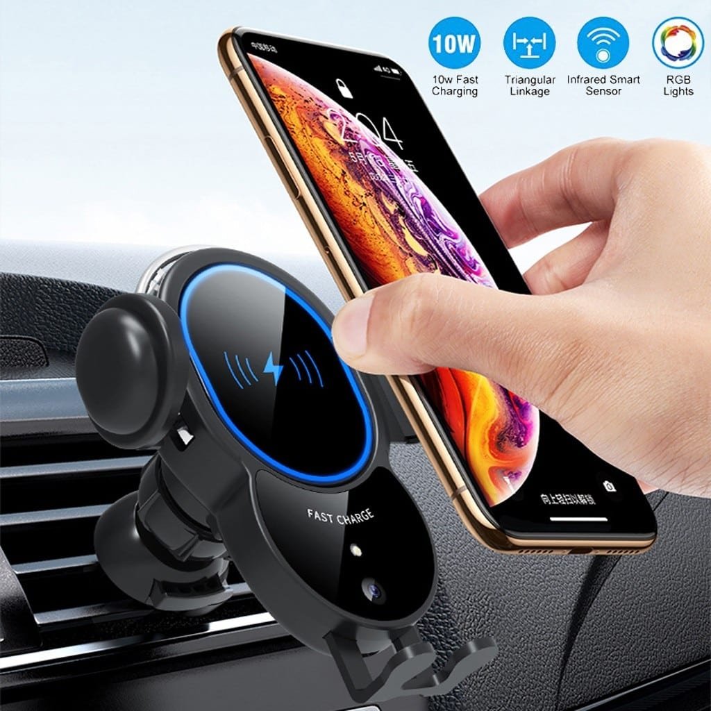 Chargeur rapide sans fil 10 W à fixation automatique pour votre voiture